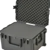 SKB Cases iSeries Protective Case With Cubed Foam And In-Line Wheels, 22" x 17" x 12-1/2", Black