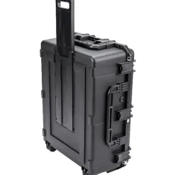 SKB Cases iSeries Protective Case With Padded Dividers And Wheels, 10-9/16" x 29" x 22", Gray