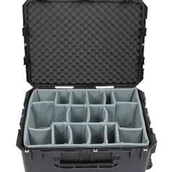 SKB Cases iSeries Protective Case With Padded Dividers And Wheels, 10-9/16
