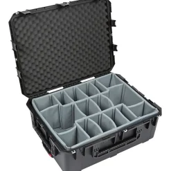 SKB Cases iSeries Protective Case With Padded Dividers And Wheels, 10-9/16