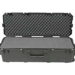 SKB Cases iSeries Protective Case With Layered Foam Interior And In-Line Skate-Style Wheels, 42-3/8"H x 13-1/2"W x 12"D, Black