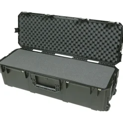SKB Cases iSeries Protective Case With Layered Foam Interior And In-Line Skate-Style Wheels, 42-3/8