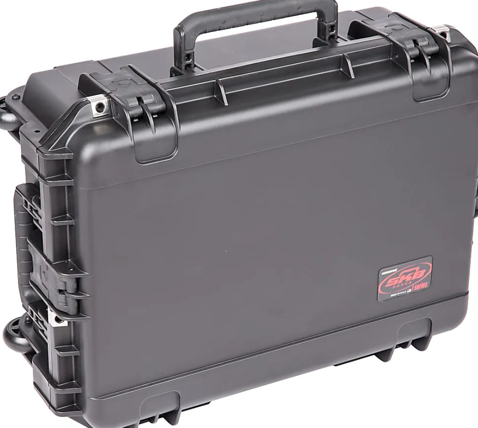 SKB Cases iSeries Protective Case With Foam And Wheels, 22" x 15-1/2" x 8", Black