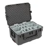 SKB Cases iSeries Protective Case With Padded Dividers With 90-Degree Body Bend And Wheels, 26-1/16"H x 17-1/2"W x 12"D