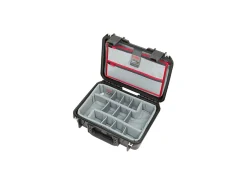 SKB Cases iSeries Protective Case With Padded Dividers And Lid Divider, 14"H x 9-1/2"W x 4-1/2"D