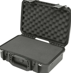SKB Cases iSeries Protective Case With Cubed Foam And Snap-Down Handle, 16"H x 10"W x 7"D, Black