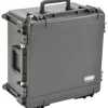 SKB Cases iSeries Protective Case With Cubed Foam And In-Line Wheels, 22-1/2"H x 22-1/2"W x 12-1/4"D, Black