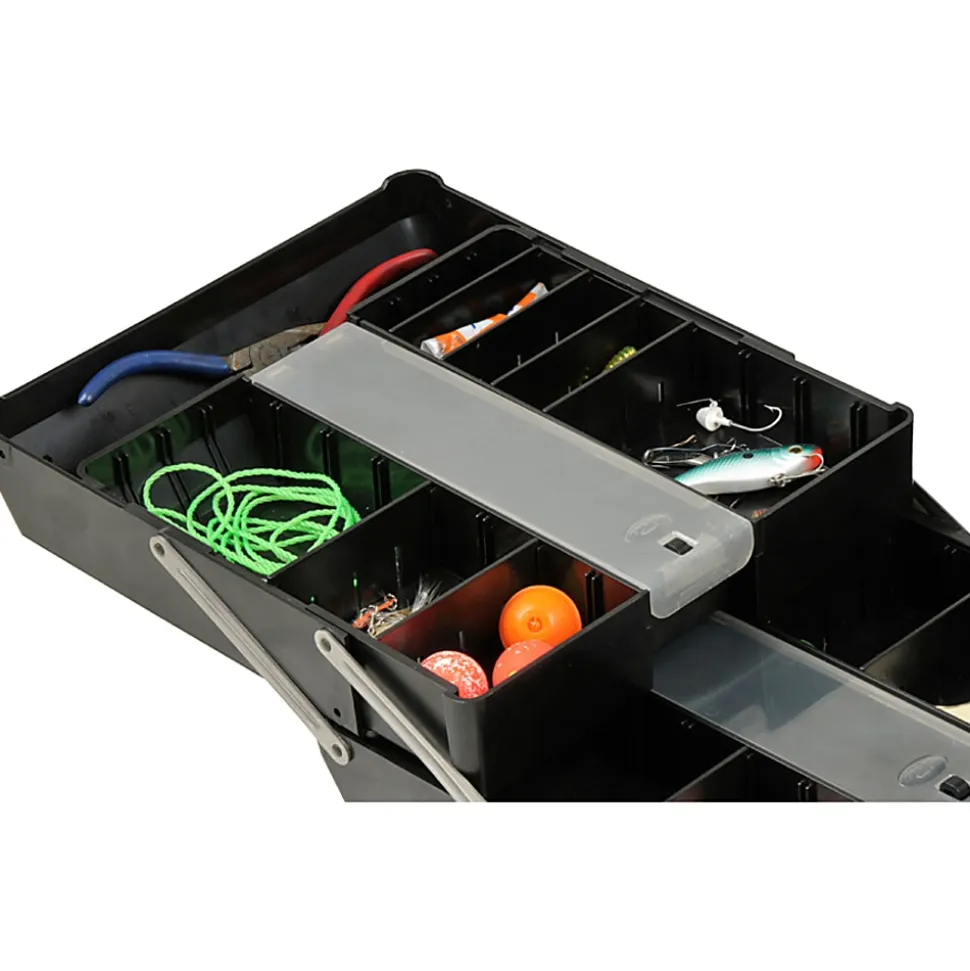 SKB Cases iSeries Protective Case Tech Box With Dual Trays, 20-1/2" x 11-1/2" x 7-1/2", Black