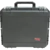 SKB Cases iSeries Protective Case With Cubed Foam And Wheels, 24"H x 21"W x 7"D, Black