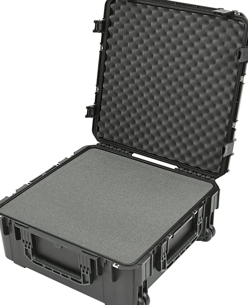 SKB Cases Protective Case With Foam And Wheels, 10" x 24" x 24", Black