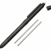 SKILCRAFT® B3 Aviator Multifunction Pen/Pencil, Medium Point, 0.5 mm, Black Barrel, Assorted Ink Colors