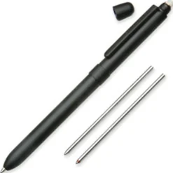 SKILCRAFT® B3 Aviator Multifunction Pen/Pencil, Medium Point, 0.5 mm, Black Barrel, Assorted Ink Colors