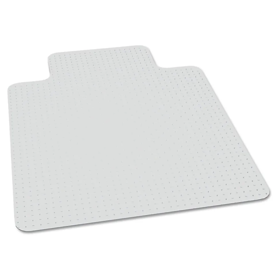 SKILCRAFT® Biobased Chair Mat For Low/Medium Pile Carpets, 45" x 53", Clear (AbilityOne 7220016568327)