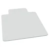 SKILCRAFT® Biobased Chair Mat For High-Pile Carpets, 45" x 53", 20" x 12" Lip, Clear (AbilityOne 7220-01-656-8994)
