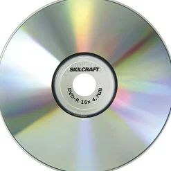 SKILCRAFT® Branded Attribute DVD+RW Media Discs, Pack Of 25 Discs (AbilityOne 7045015155373)
