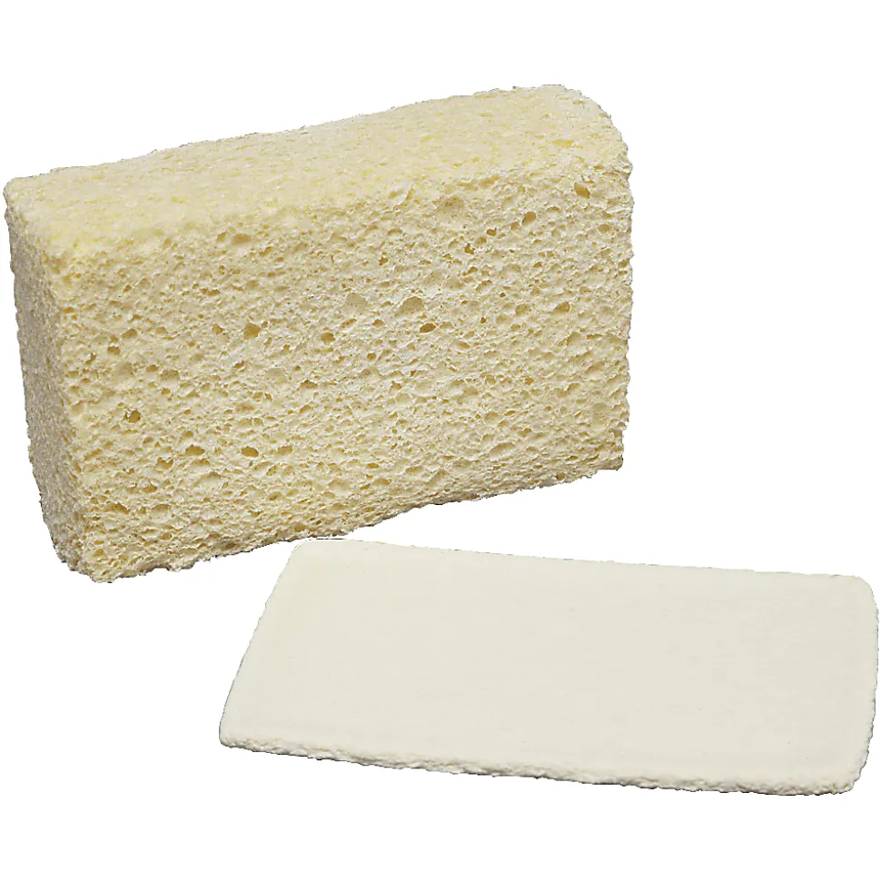 SKILCRAFT® Cellulose Sponge, 5 3/4" x 3 5/8", Pack Of 12 (AbilityOne 7920-00-240-2555)