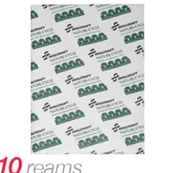 SKILCRAFT® Chlorine-Free Copy Paper, 10 Reams, Matte White, Legal (8.5"x14"), 5000 Sheets Per Case, 20 Lb, 92 Brightness(AbilityOne 7530-01-503-8449)