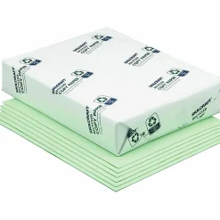 SKILCRAFT® Color Xerographic Copy Paper, 10 Reams, Green, Letter (8.5"x11"), 5000 Sheets Per Case, 20 Lb, 84 Brightness (AbilityOne 7530-01-147-6812)