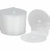 SKILCRAFT C-Shell CD Storage Cases, Clear, Box Of 25 (AbilityOne 7045-01-554-7681)