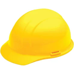 SKILCRAFT® Easy Quick-Slide Cap Safety Helmet, Yellow (AbilityOne 8415-00-935-3140)