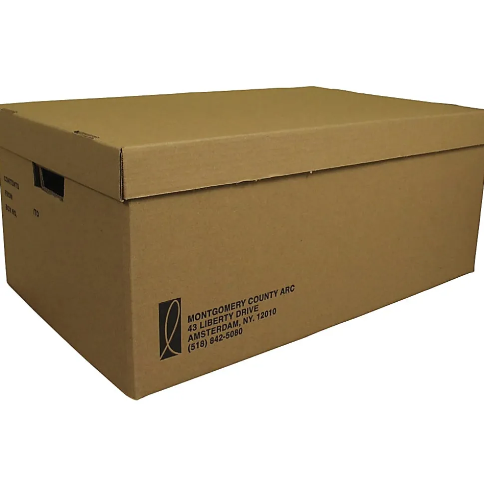 SKILCRAFT® File Storage Box - Media Size Supported: Letter 8.50"x11" , Legal 8.50"x14" - Lift-off Closure - 4554038