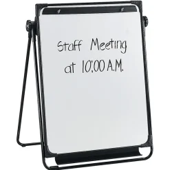SKILCRAFT Flipchart Easel With Non-Magnetic Dry-Erase Whiteboard, 29" x 38", Wood Frame With Pine Finish (AbilityOne 7520 01 424 4867)