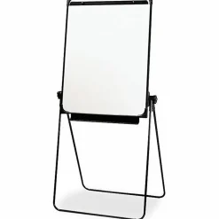 SKILCRAFT Flipchart Easel With Non-Magnetic Dry-Erase Whiteboard, 29" x 38", Wood Frame With Pine Finish (AbilityOne 7520 01 424 4867)