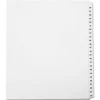 SKILCRAFT® Index Divider Sheets With Numerical Tabs, 26-50, Letter Size, Clear, Set Of 25 (AbilityOne 7530-01-407-2248)