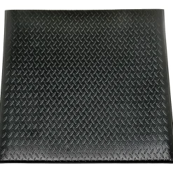 SKILCRAFT 7220015826231 Industrial Anti-fatigue Mat - Floor - 36" Length x 24" Width x 0.56" Thickness - Vinyl - Black
