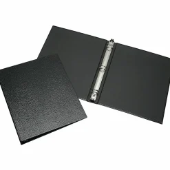 SKILCRAFT® Leather Grain 3-Ring Binder, 1