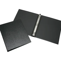 SKILCRAFT® Leather Grain 3-Ring Binder, 1