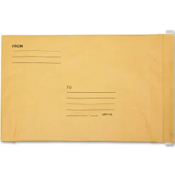 SKILCRAFT® Lightweight Paper-Cushioned Mailers, 10 1/2" x 16", Kraft, Pack Of 100 (AbilityOne 8105-00-281-1436)