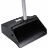 SKILCRAFT Long Handle Dustpan, Black (AbilityOne 7290-01-460-6663)