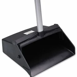 SKILCRAFT Long Handle Dustpan, Black (AbilityOne 7290-01-460-6663)