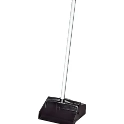 SKILCRAFT Long Handle Dustpan, Black (AbilityOne 7290-01-460-6663)