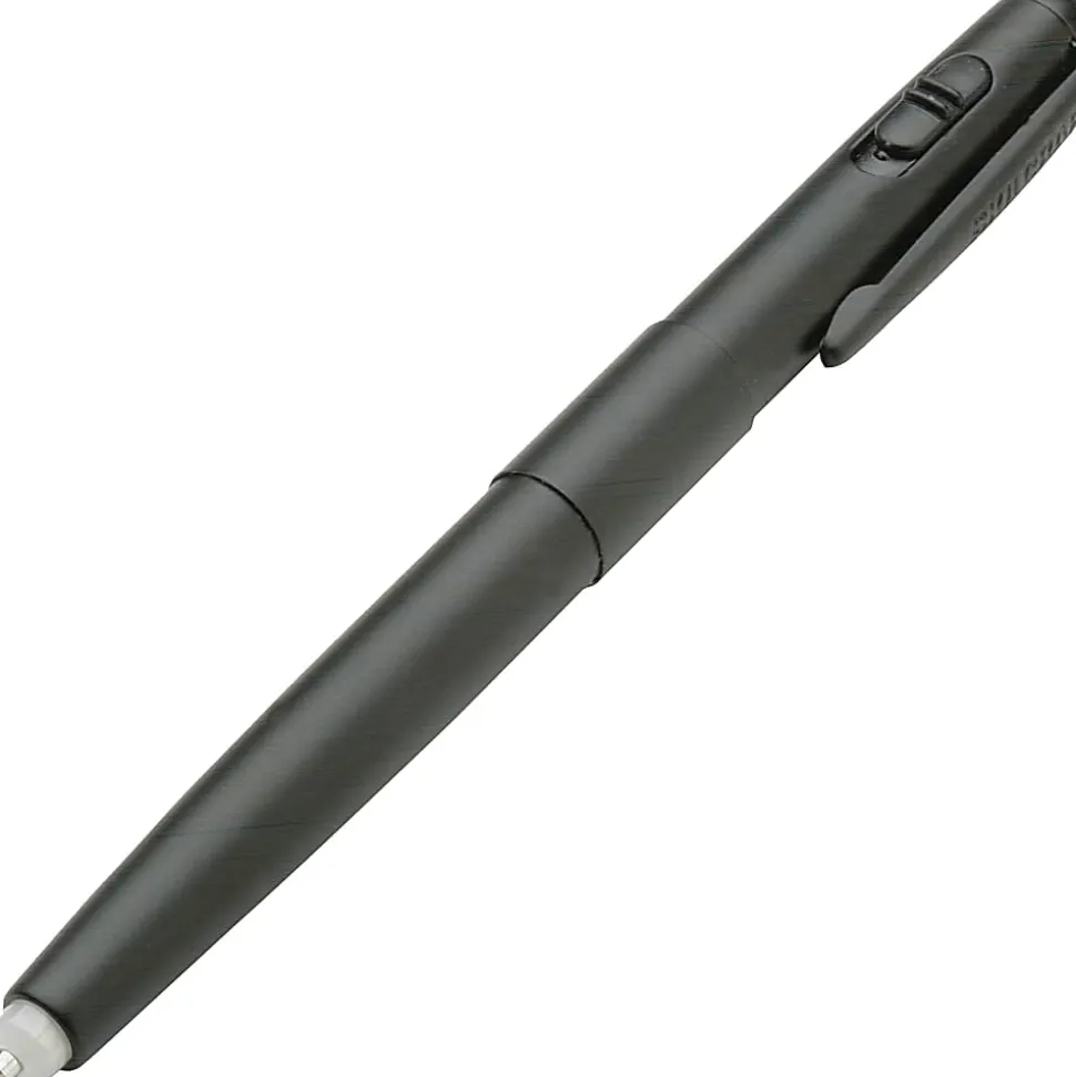 SKILCRAFT® Luminator LED Light Pen, Medium Point, 1.0 mm, Black Barrel, Black Ink