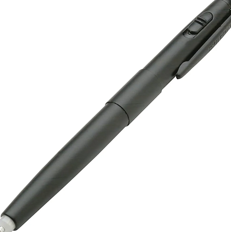 SKILCRAFT® Luminator LED Light Pen, Medium Point, 1.0 mm, Black Barrel, Black Ink