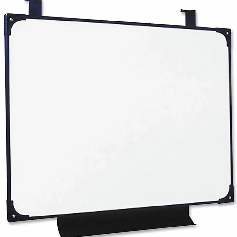 SKILCRAFT® Melamine Dry-Erase Marker Whiteboard, 29" x 38 1/2", Plastic Frame With Black Finish (AbilityOne 7520 01 454 5704)