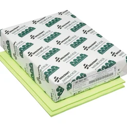 SKILCRAFT® Neon Color Copy Paper, Neon Green, Letter (8.5" x 11"), 500 Sheets Per Ream, 20 Lb, 30% Recycled