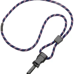SKILCRAFT® Patriotic Cord-Style Lanyards, 36", Multicolor, Pack Of 12 Lanyards
