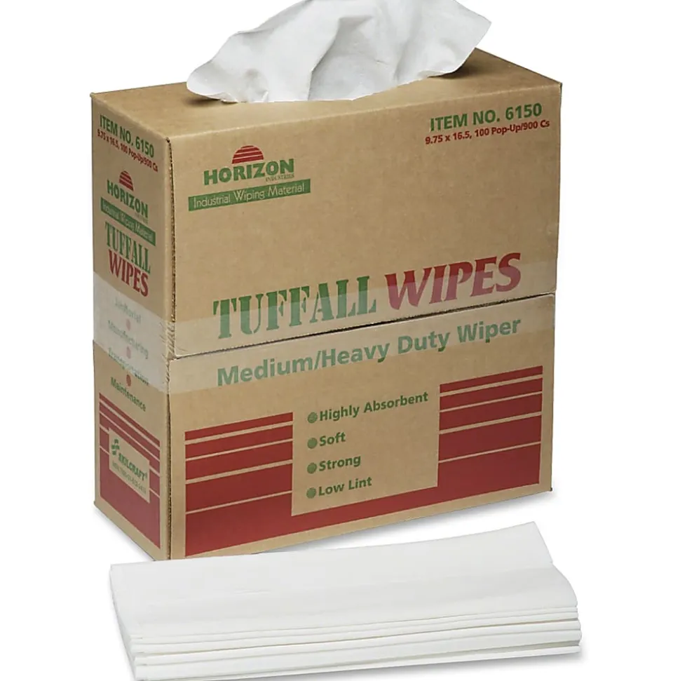 SKILCRAFT® 1 Ply Paper Towel Wipes, 9 3/4" x 16 3/4", Case Of 100 (AbilityOne 7920-01-512-2413)