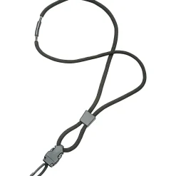 SKILCRAFT® Premium Lanyard With Swivel Hook, 36", Black, Pack Of 12 (AbilityOne 8455-01-613-0192)