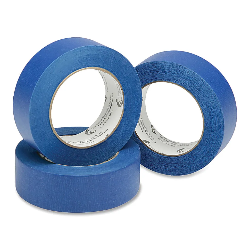 SKILCRAFT® Premium Painters Tape, 2" x 60 Yd, Blue (AbilityOne 7510-01-531-4863), 1 Roll