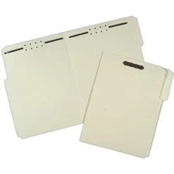 SKILCRAFT Pressboard Folders, 1/3 Cut, Letter Size, 30% Recycled, Box Of 100 (AbilityOne 7530-00-286-8570)