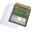 SKILCRAFT® 100% Recycled Inkjet/Laser Shipping Labels, Rectangle, 3 1/3" x 4", White, Pack Of 100 (AbilityOne 7530-01-578-9294)