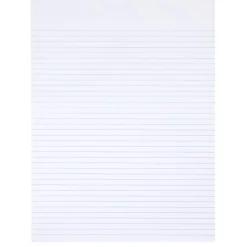 SKILCRAFT® 30% Recycled Writing Pads, 8 1/2" x 11", White, Narrow Ruled, Pack Of 12 (AbilityOne 7530-01-516-7581)