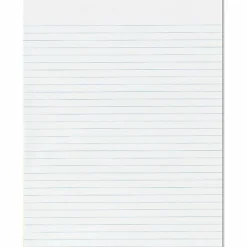 SKILCRAFT® 30% Recycled Writing Pads, 8 1/2" x 11", White, Narrow Ruled, Pack Of 12 (AbilityOne 7530-01-516-7581)