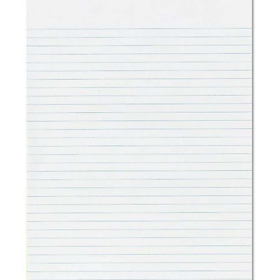 SKILCRAFT® 30% Recycled Writing Pads, 8 1/2" x 11", White, Narrow Ruled, Pack Of 12 (AbilityOne 7530-01-516-7581)