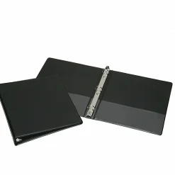 SKILCRAFTĀ® 3-Ring Binder, 1" Round Rings, Black (AbilityOne 7510-01-278-4131)