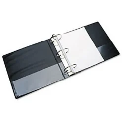 SKILCRAFTĀ® 3-Ring Binder, 3" Round Rings, Black (AbilityOne 7510-01-278-4129)